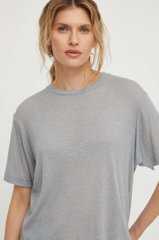 Day Birger et Mikkelsen tricou din lana uni gri DAY100422