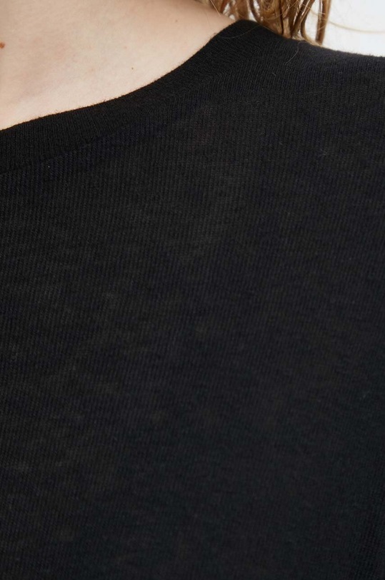 Majica kratkih rukava s dodatkom vune Day Birger et Mikkelsen DAY100422 crna