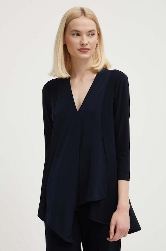 Joseph Ribkoff bluzka z elastanem granatowy 161066NOS