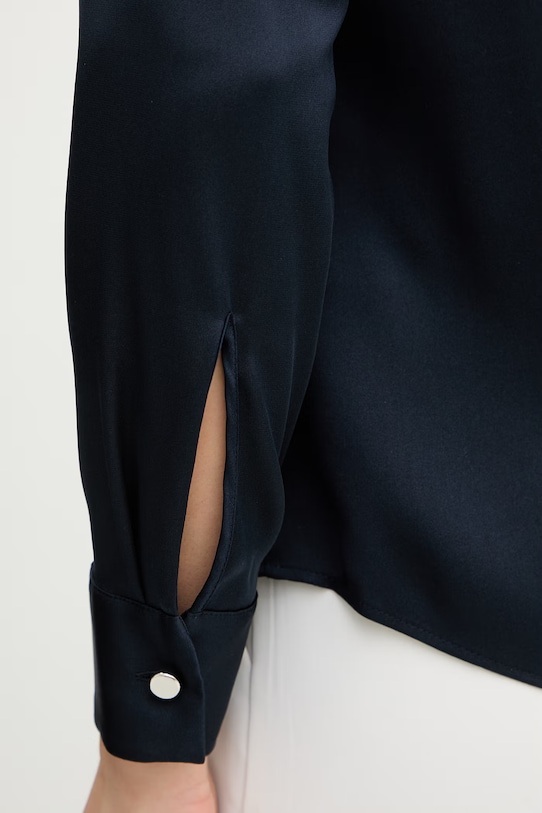 BOSS koszula jedwabna 50538481 granatowy