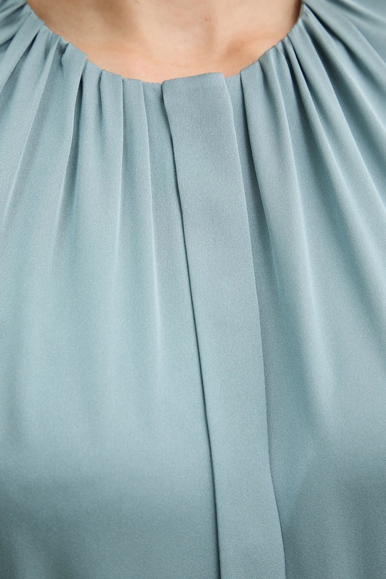 Μεταξωτό πουκάμισο BOSS 50538481 τιρκουάζ