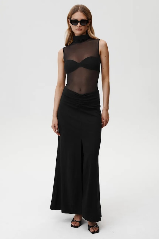 Κορμάκι Undress Code slim μαύρο 834