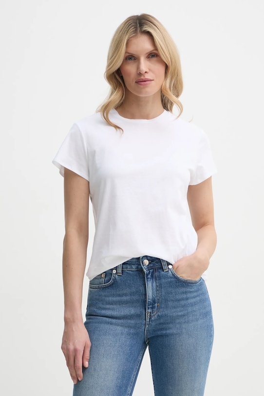 Бавовняна футболка Filippa K бавовна білий 28904.FK