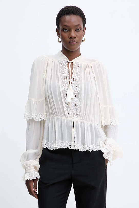 Twinset bluzka casual beżowy 252TS2291