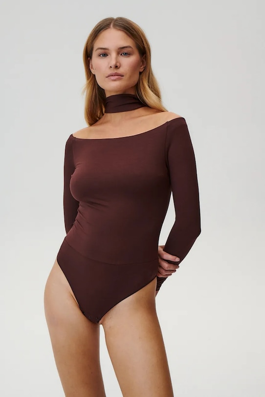 Îmbrăcăminte Undress Code body Drunk in Love Thong 808UC maro