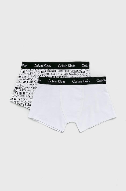 Calvin Klein Underwear - Boxeri copii 104-176 cm (2-pack) uni alb B70B792003