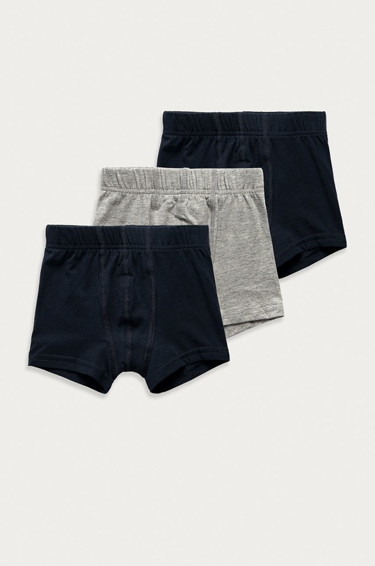 Name it - Dětské boxerky (3-pack) přiléhavé boxerky šedá 13183440