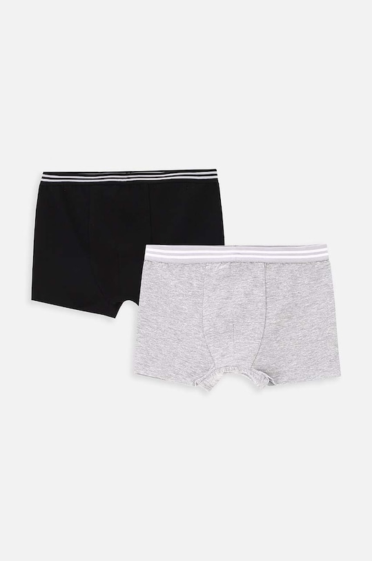 Παιδικά μποξεράκια Coccodrillo 2-pack εφαρμοστό σορτς μπόξερ μαύρο XCX409501BAU