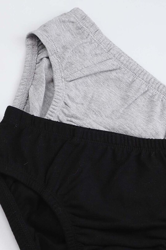 Coccodrillo slip din bumbac pentru copii 2-pack XCX409201BAU negru