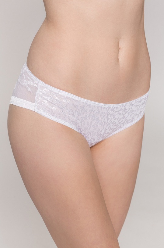 Triumph - Kalhotky Body Make-up Blossom Hipster kalhotky bílá 10152688.0003