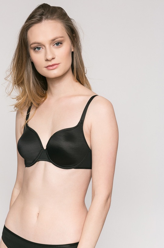 Triumph - Biustonosz Stepy Soft usztywniana czarny 10040635.0004