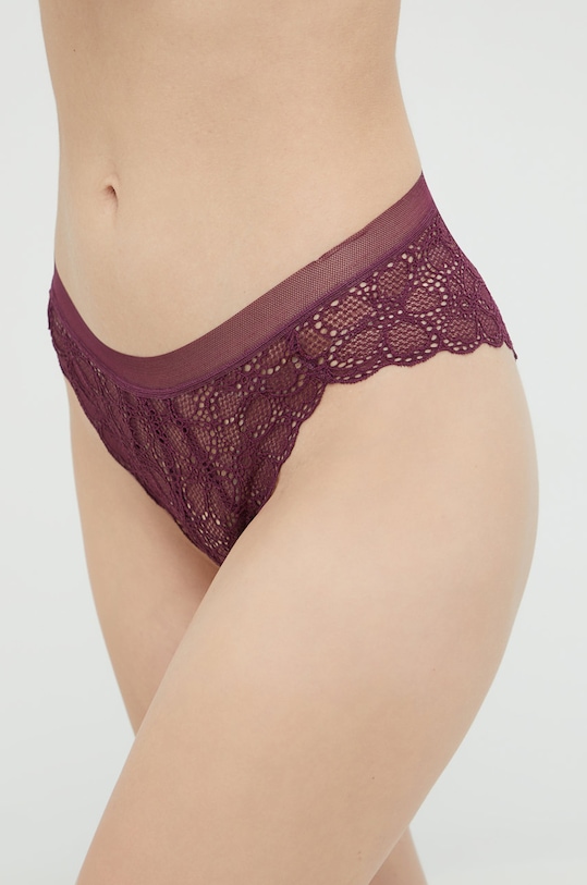 Dkny chiloti brazilieni tanga violet DK4944