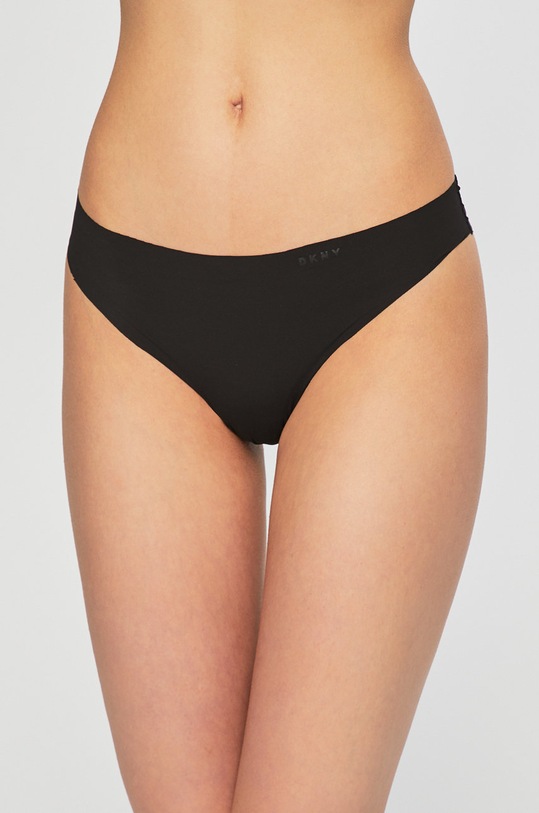 Dkny - Chiloti brazilieni transparent negru DK5080