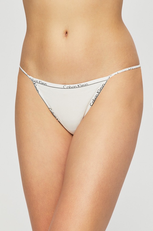 Calvin Klein Underwear chiloți figi alb 000QF1754E