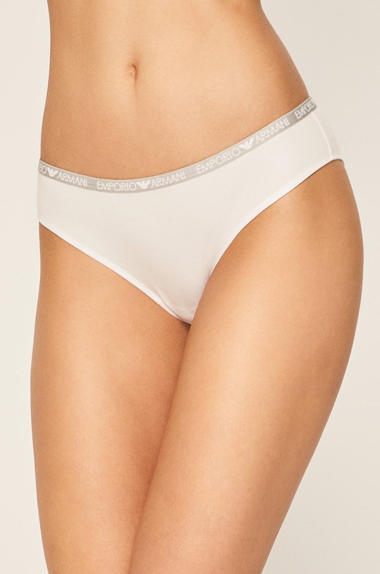 Emporio Armani - Figi (2-pack) 164408.CC318 dzianina biały 164408.CC318