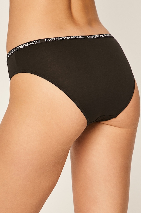 Emporio Armani - Nohavičky (2-pak) 164408.CC318 čierna AA00