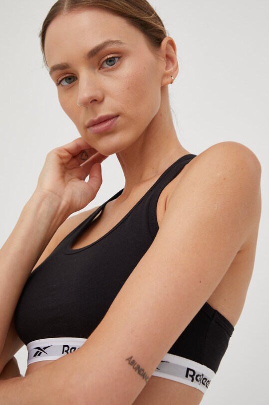 Спортивный бюстгальтер Reebok мягкая чёрный C9504