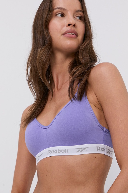 Odzież Reebok Biustonosz sportowy F9622 F9622 fioletowy