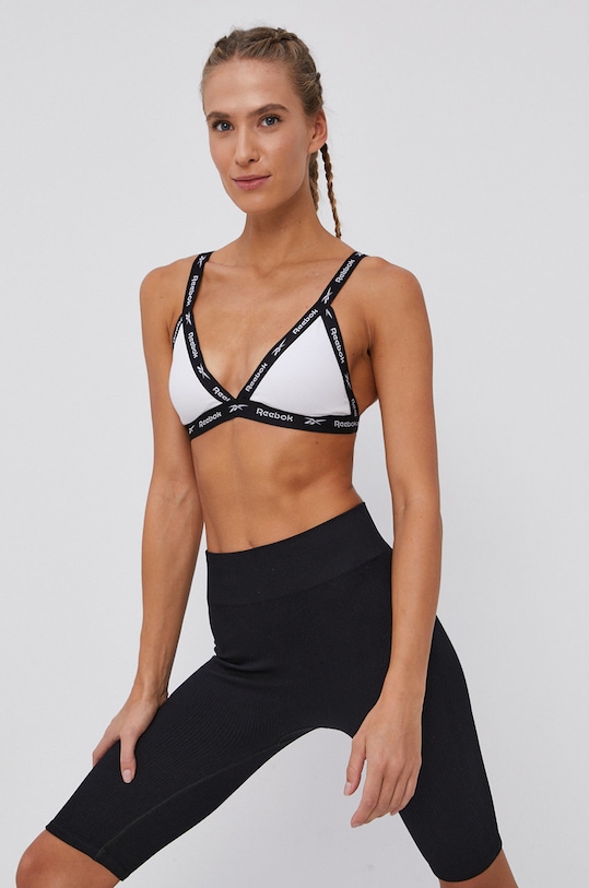 Športová podprsenka Reebok F9625 jemne vystužené biela F9625