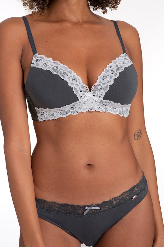 Dorina Biustonosz dzianina szary D001026CV001.GY0034