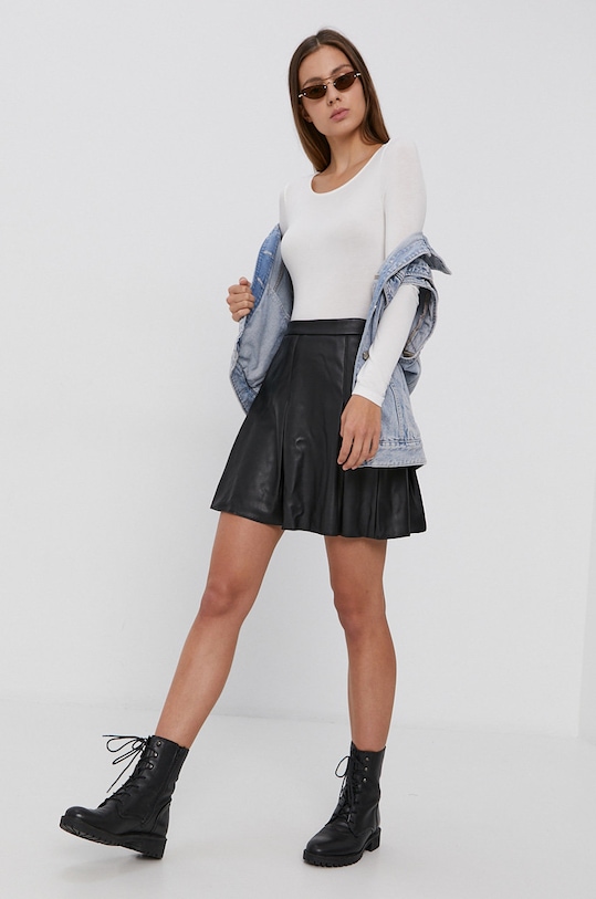 Pieces - Longsleeve 17116098 alb AA00