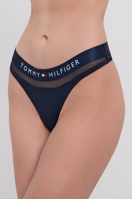 Tanga Tommy Hilfiger tanga námořnická modř UW0UW00064.NOS