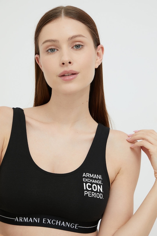 Podprsenka Armani Exchange měkké černá 947004.2F502.NOS
