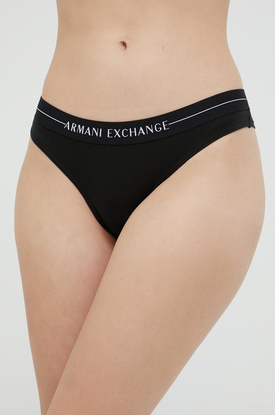 Бикини тип бразилиана Armani Exchange прашки черен 947005.2F502.NOS