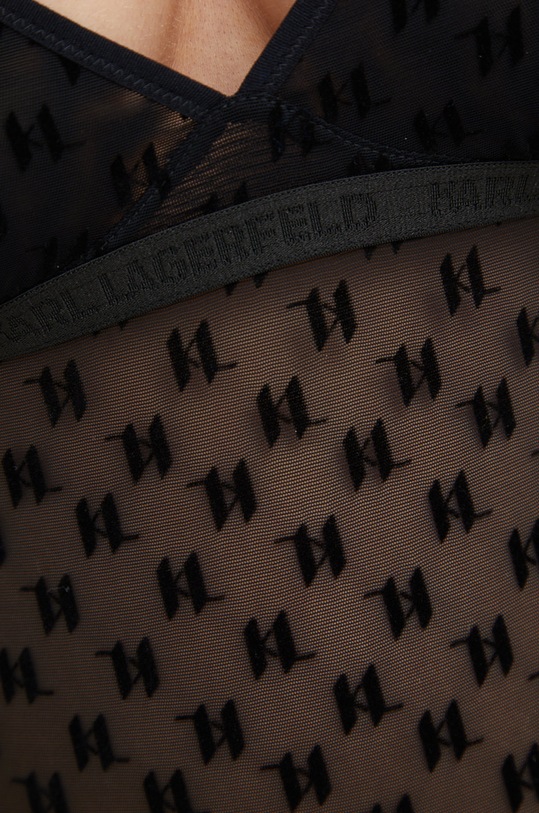 Боді Karl Lagerfeld 225W2107 чорний