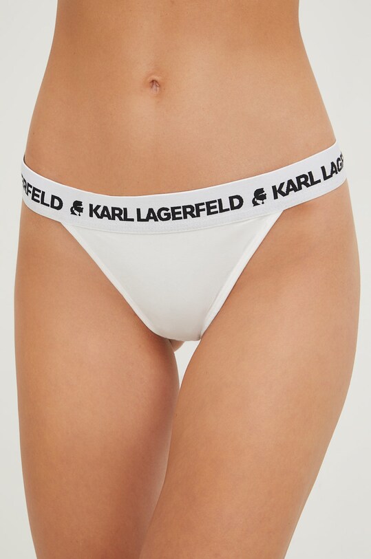 Бразилианы Karl Lagerfeld трикотаж белый 225W2127
