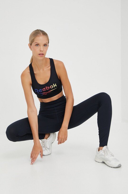 Спортивный бюстгальтер Reebok Gina F9761 чёрный AA00