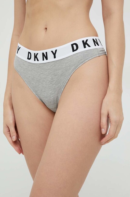 Стринги Dkny трикотаж серый DK4529.NOS