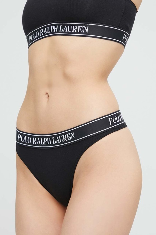 Polo Ralph Lauren thongs thongs black 4P2003.NOS