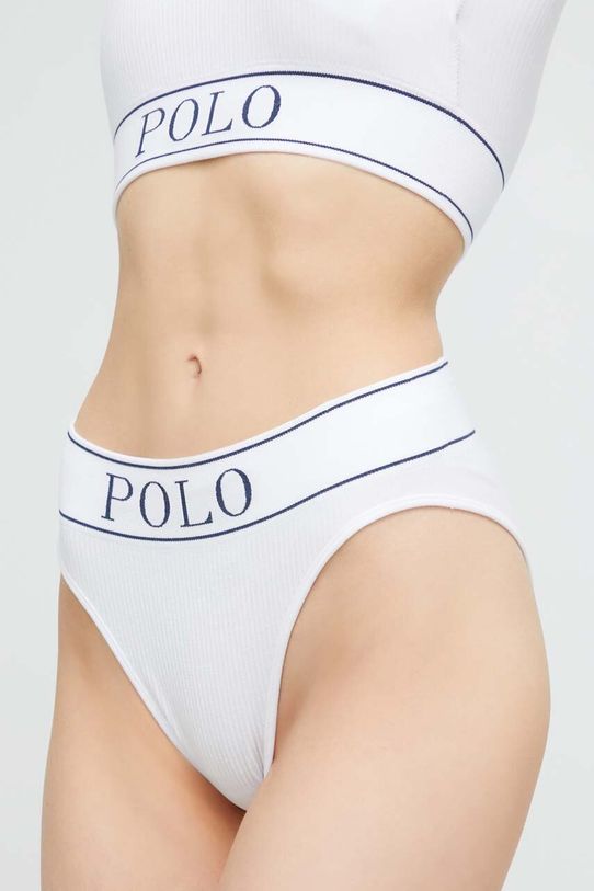 Σλιπ Polo Ralph Lauren πλεκτό ύφασμα λευκό 4P2025.NOS