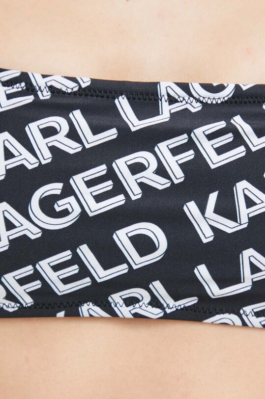 Karl Lagerfeld sutien de baie 231W2209 negru