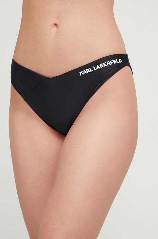Karl Lagerfeld figi kąpielowe dół czarny 231W2210