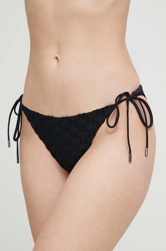 Plavkové nohavičky Karl Lagerfeld spodný čierna 231W2216