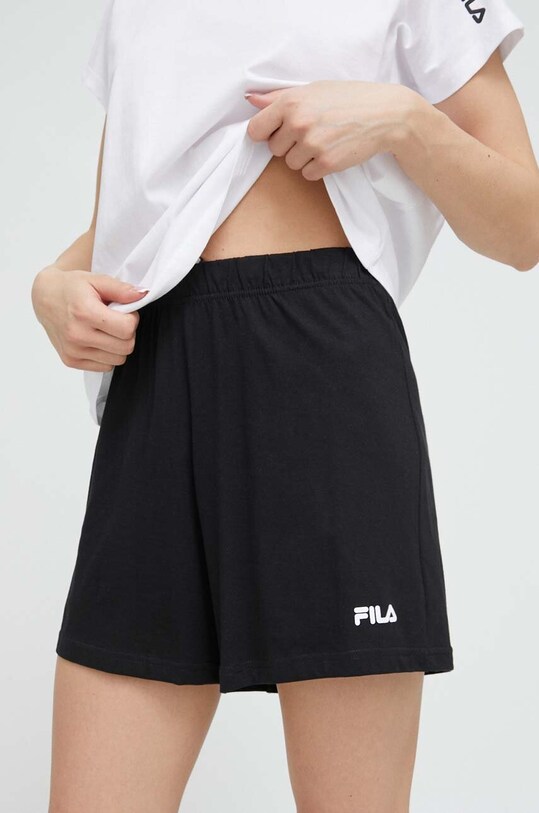 Oblečenie Bavlnené pyžamo Fila FPS4119 čierna