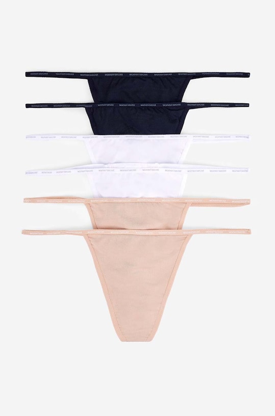 Стринги women'secret 6 шт ткань мультиколор 7683014
