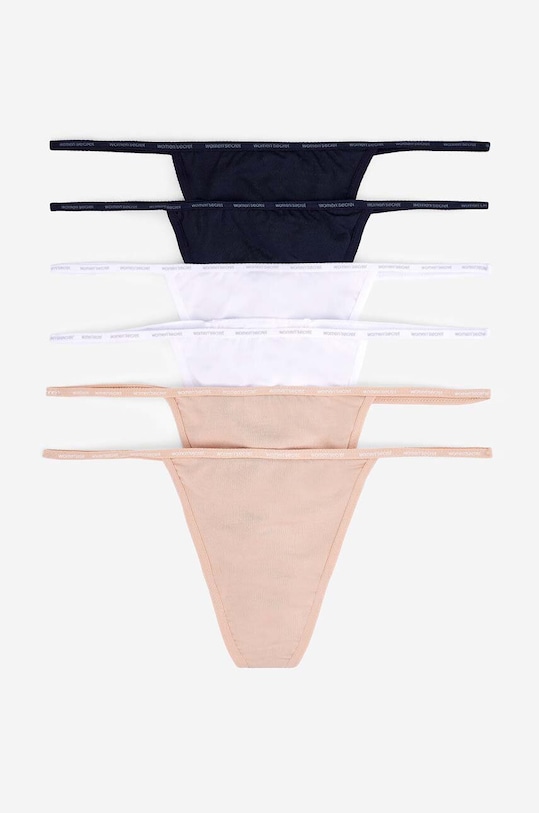 women'secret tanga 6-pack tanga multicolor 7683014