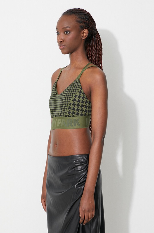 Sportovní podprsenka adidas Originals x Ivy Park zelená HM2595