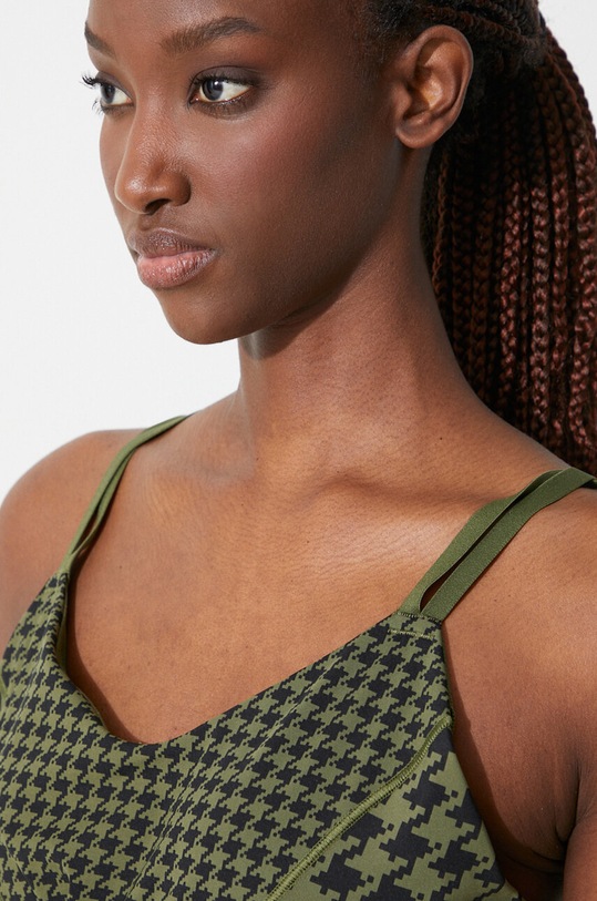 Sportovní podprsenka adidas Originals x Ivy Park HM2595 zelená