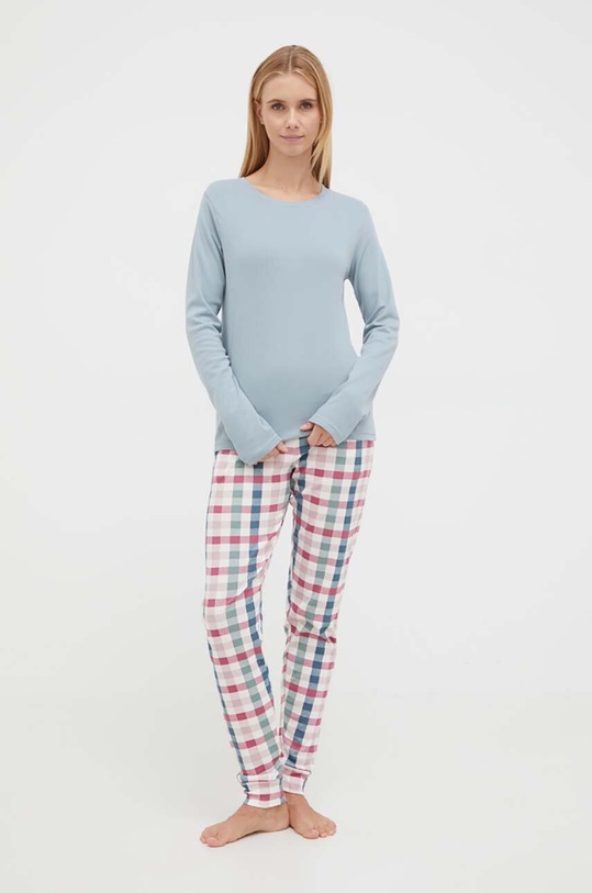 Bavlnené pyžamo Fila bavlna zelená FPW4154