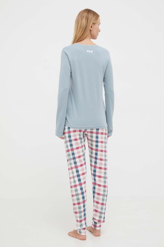 Bavlnené pyžamo Fila FPW4154 zelená AA00