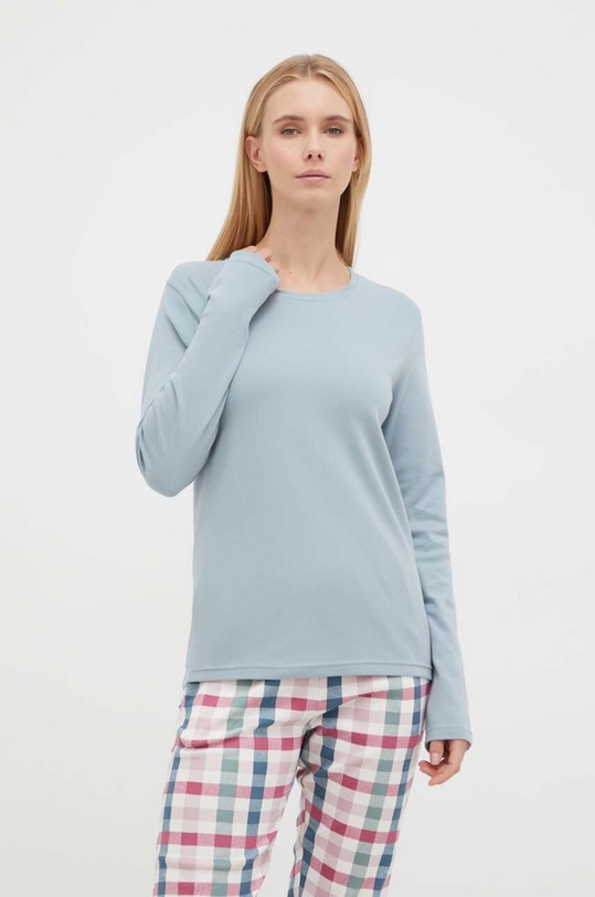 Oblečenie Bavlnené pyžamo Fila FPW4154 zelená