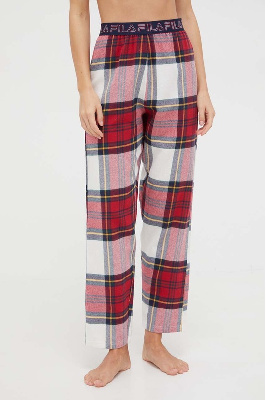 Bavlněné pyžamo Fila béžová FPW4158