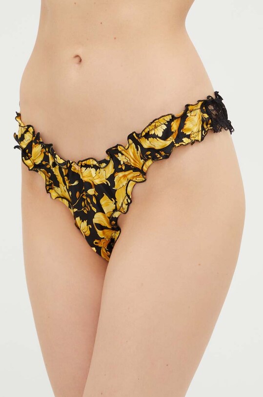 Труси Versace мереживо чорний 1008556