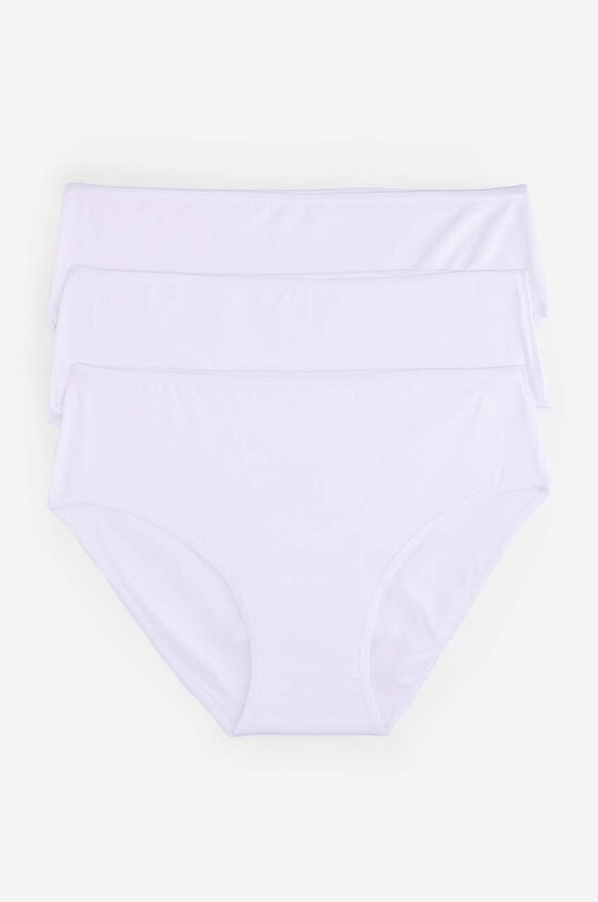 Труси women'secret 7682913-99 3-pack тканина білий 7682913.99
