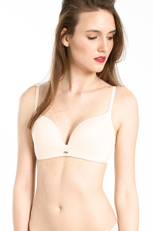 Gossard - Sutien Supersmooth non-wired plunge blush usor rigidizat bej 8811.BLUSH