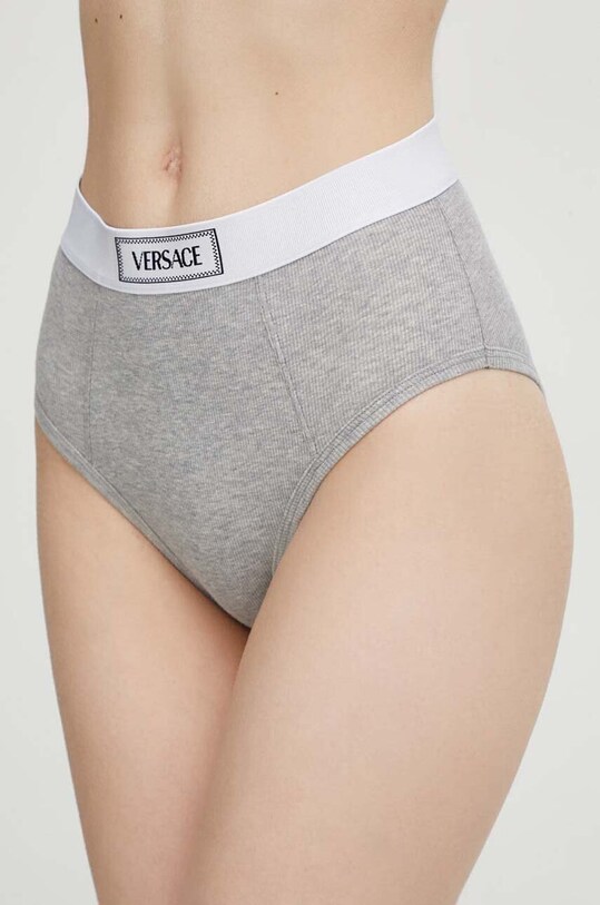 Труси Versace трикотаж сірий 1013505.1A09551